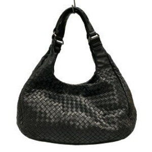BOTTEGA VENETA Medium Campana Bag Tote Black Leather